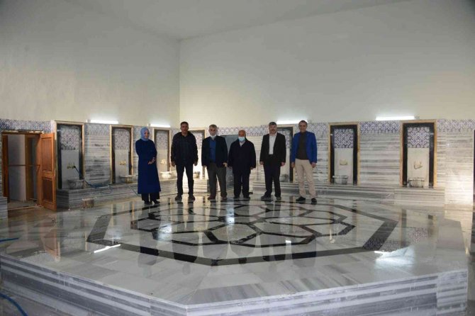 Gediz Ilıca Termal Tatil Köyü İnşaatında İnceleme