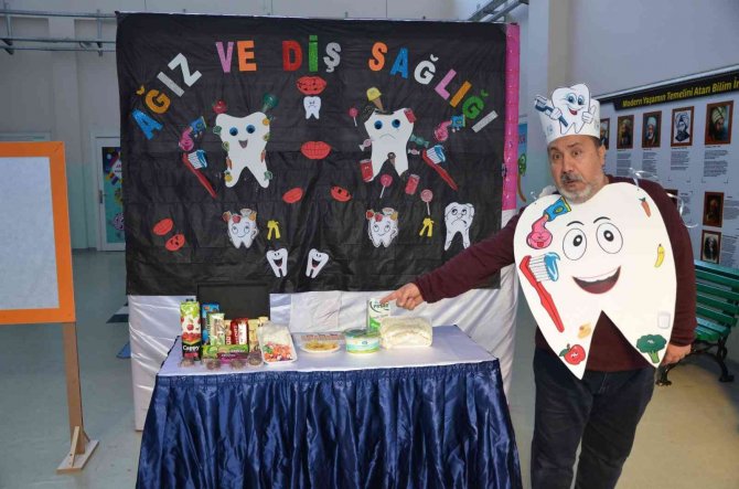 Öğrencilere Ağız Ve Diş Sağlığı Eğitimi Verildi