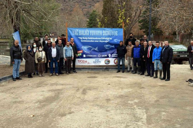 Sarem’de Yetiştirilen Bin 100 Anaç Yağ Balığı, Seydişehir’de Doğayla Buluştu