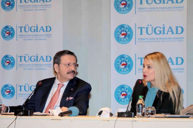 Tügi̇ad Ege Şubesi Tobb Başkanı Hisarcıklıoğlu’nu Ağırladı