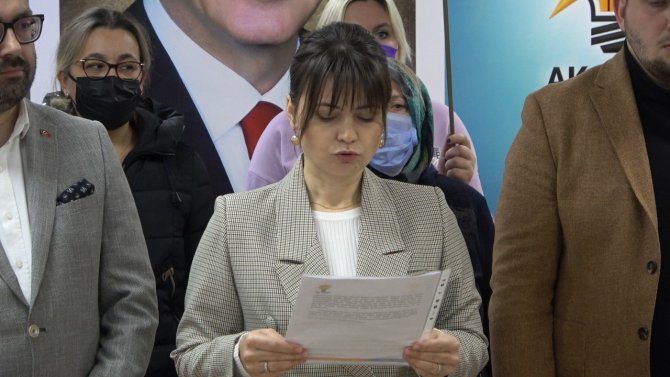 Ak Partili Kadınlar Şiddete Karşı Tek Ses Oldu