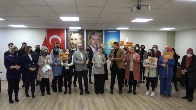 Ak Partili Kadınlar Şiddete Karşı Tek Ses Oldu