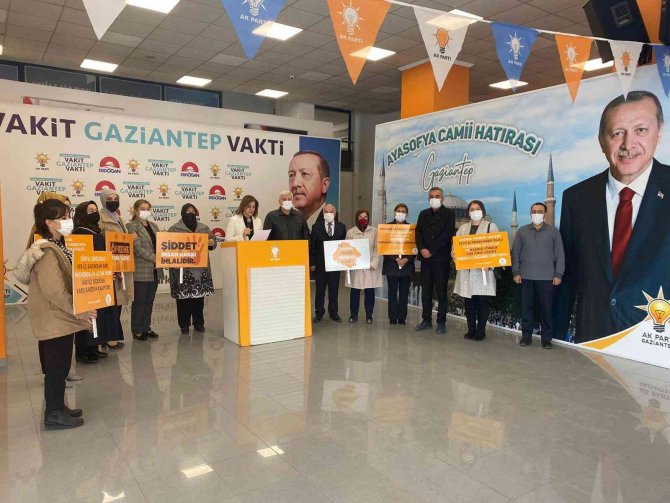 Ak Partili Kadınlardan Şiddet Açıklaması
