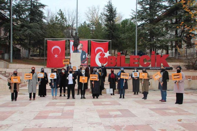 Ak Partili Kadınlar Şiddete Karşı Tek Ses Oldu