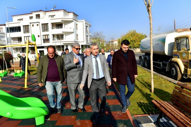 Başkan Çınar, Samanlı’daki Park Alanını İnceledi