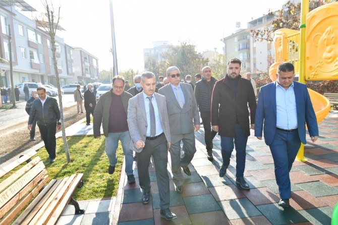 Başkan Çınar, Samanlı’daki Park Alanını İnceledi