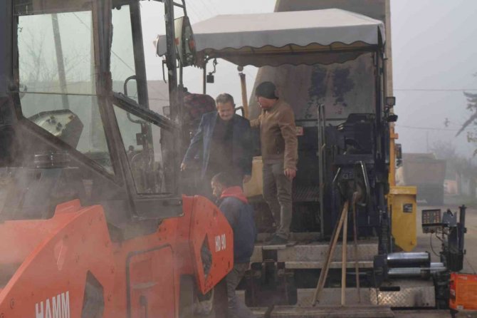 Cumayeri Belediyesi’nden Asfalt Atağı