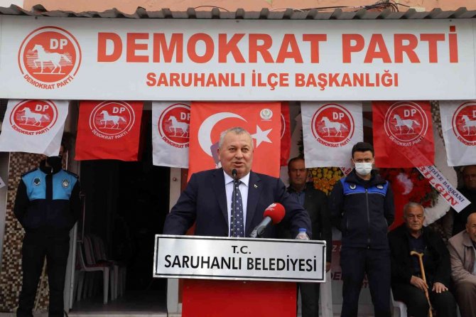 Dp Genel Başkanı Uysal, Dp Saruhanlı İlçe Binasının Açılışını Yaptı