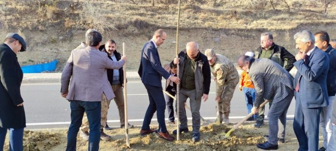 Esendere Belediyesi 500 Fidan Dikti