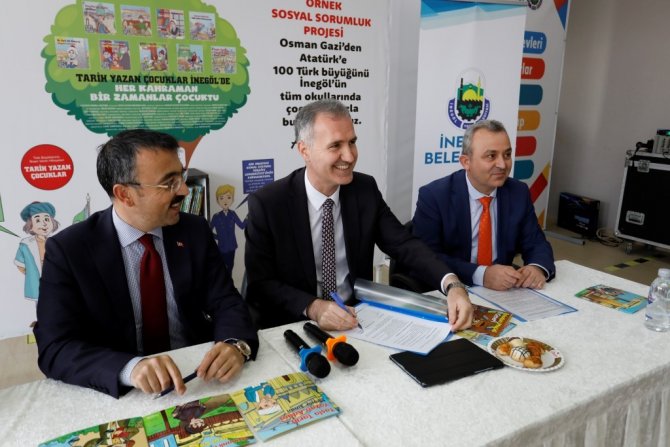 İ̇negöl’de Çocuklar Gerçek Kahramanların Hikâyeleri İle Büyüyecek
