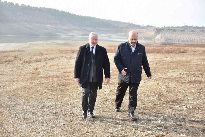 Barajları İnceleyen Başkan Aşgın İsraf Etmeyin Çağrı Yaptı