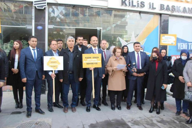 Ak Partili Kadınlardan Şiddet Açıklaması