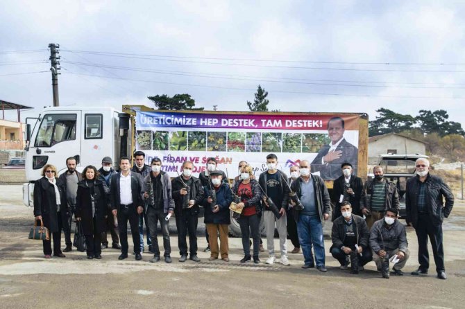 Büyükşehir Belediyesi 638 Üreticiye 19 Bin 690 Ceviz Fidanı Dağıtıyor