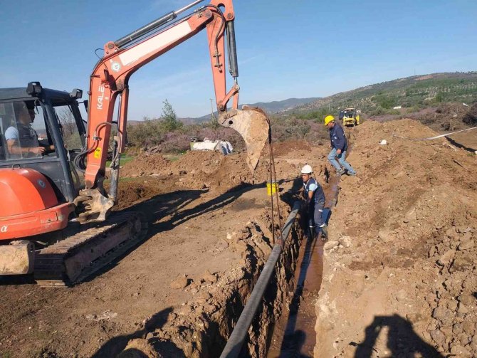 Milas Balcılar Mahallesi’nde 42 Hane Suya Kavuştu