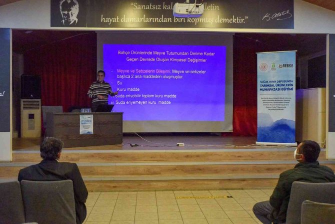 Üreticilere Tarımsal Ürünlerin Muhafazası Anlatıldı