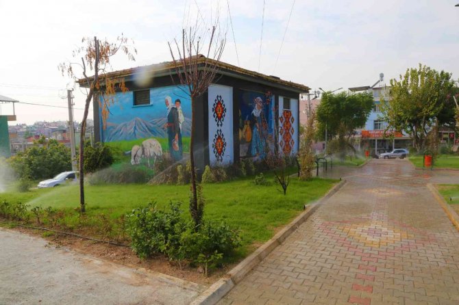 Toroslar’daki Trafolar Kilim Motifleriyle Renkleniyor