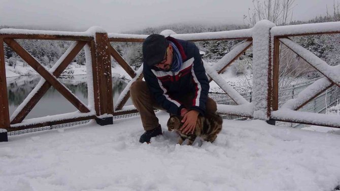 Yozgat’ta Güne Beyaz Örtü İle Uyandı