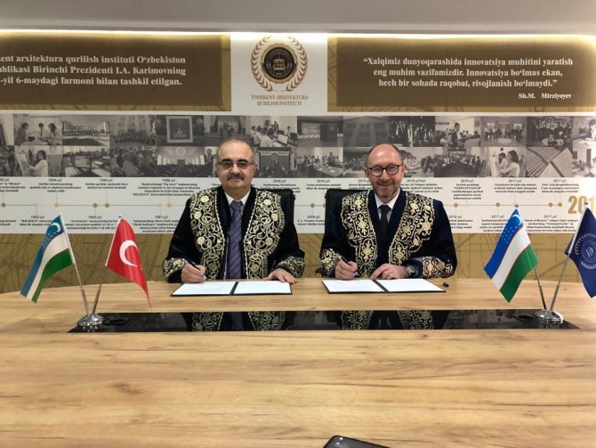 Rektör Erdal’dan Orta Asya Programları İçin Özbekistan’a Ziyaret