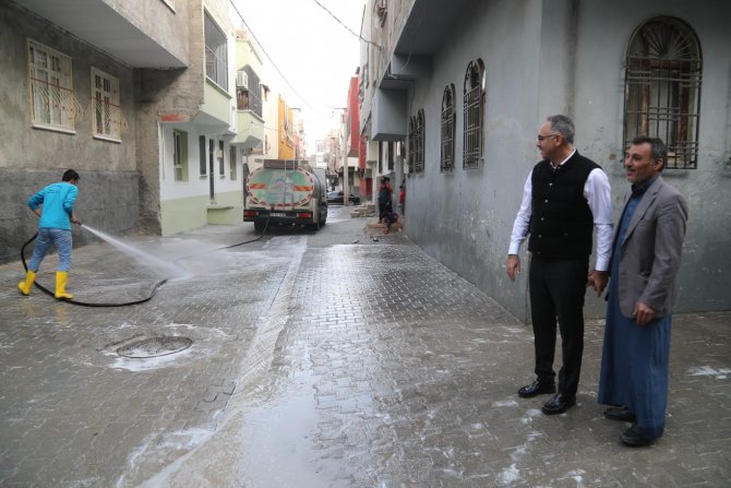 Eyyübiye’de Temizlik Çalışmaları Yerinde Denetlendi