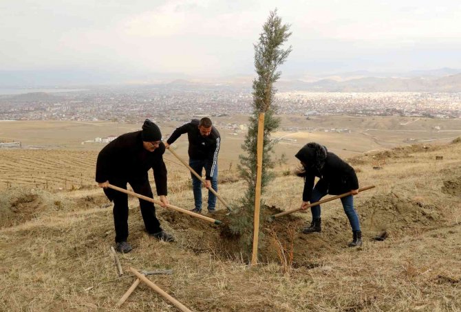 Van Büyükşehir Belediyesi 1 Yılda 30 Bin Fidanı Toprakla Buluşturdu