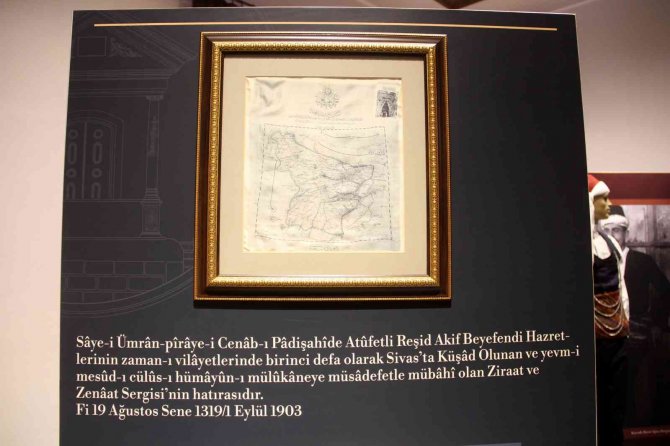 Viyana’da Basıldı,117 Yıllık İpek Harita Sivas’ta Sergileniyor