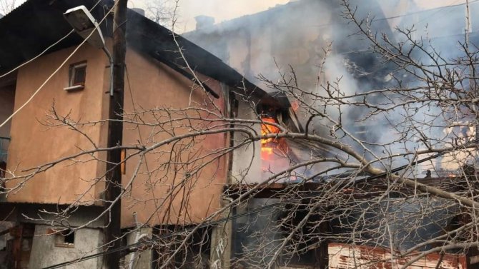 Artvin’de Çıkan Yangında 2 Ev Kül Oldu