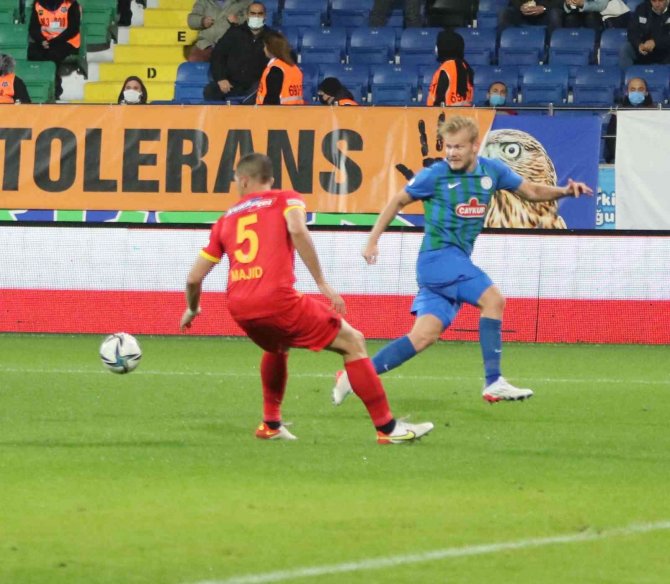 Spor Toto Süper Lig: Çaykur Rizespor: 1 - Yukatel Kayserispor: 0 (Maç Sonucu)