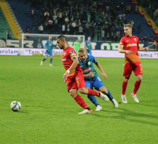 Spor Toto Süper Lig: Çaykur Rizespor: 1 - Yukatel Kayserispor: 0 (Maç Sonucu)