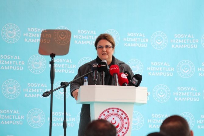 Bakan Yanık, Türkiye’nin İlk Sosyal Hizmetler Kampüsü’nün Temelini Attı