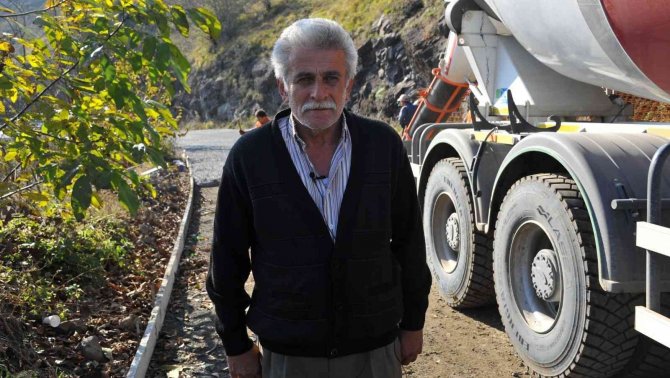 Samsun’da Ulaşım Beton Yollarla Kolaylaşıyor