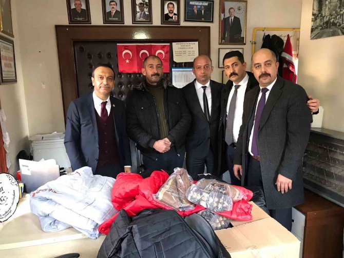 Mhp’li Vekilden Memleketinde Anlamlı Yardım