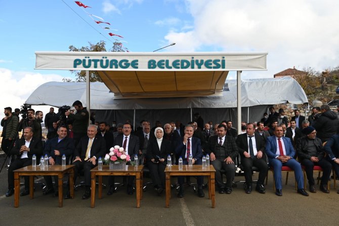 Pütürge’de 2 Temel Atıldı, 1 Açılış Gerçekleştirildi