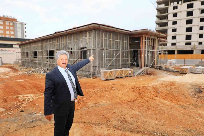 Fıstıklık Mahallesindeki Sosyal Tesis Yapımında Sona Yaklaşılıyor