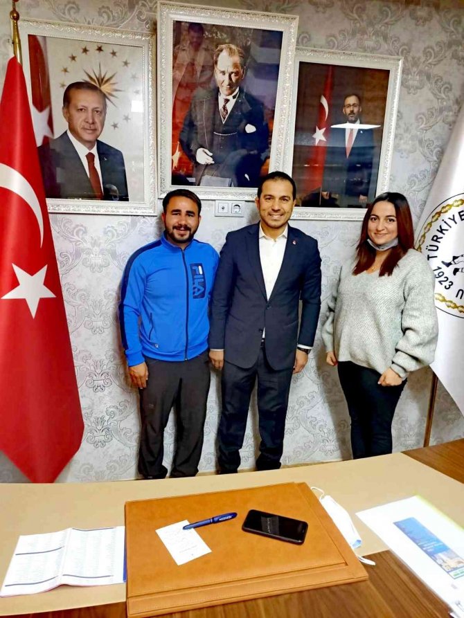 Güreş Antrenörlerinden Eroğluna Hayırlı Olsun Ziyareti