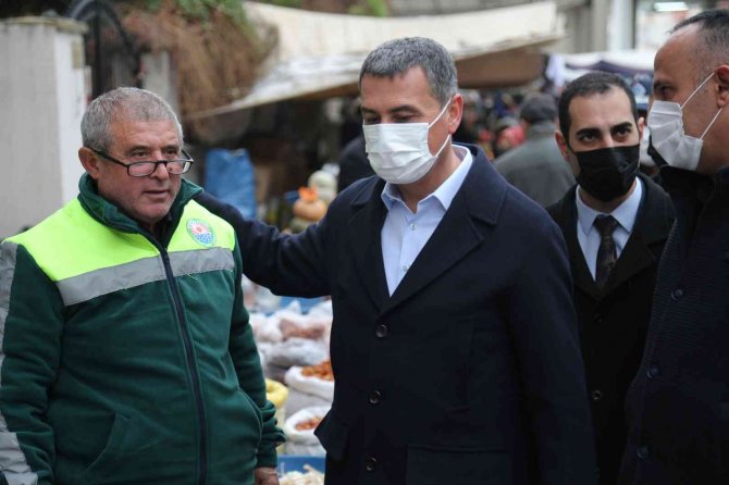 Başkan Şimşek’ten Pazarcı Esnafına İş Gömleği