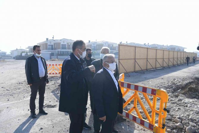 Başkan Büyükkılıç’tan 4 Şeritli Yol Ve Menfez Çalışmaları Denetimi