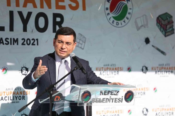 Amir Ateş Kütüphanesi Hizmete Açıldı