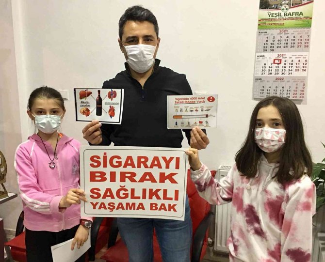 Sigara Fabrikası Bulunan İlçede Minikler Sigaraya ’Hayır’ Dedi