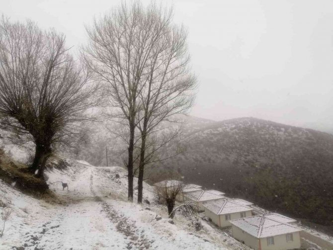 Arapgir’de Kar Etkili Oldu