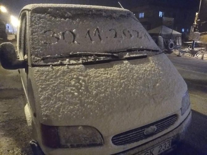 Bursa’nın Keles İlçesinde Yoğun Kar Yağışı