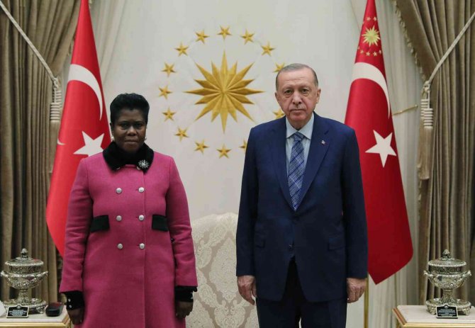 Güney Afrika Cumhuriyeti Büyükelçisi Duba, Cumhurbaşkanı Erdoğan’a Güven Mektubu Sundu