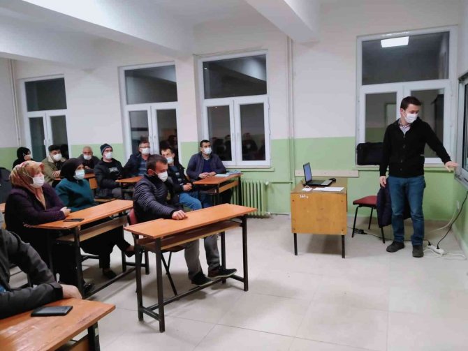 Hisarcık’ta ’Doğalgaz Yakıtlı Kalorifer Ateşçisi’ Kursu Açıldı