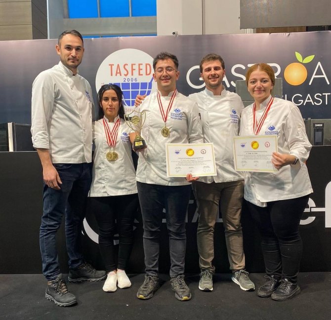 Kapadokya Üniversitesinden Gastroantalya 2021’de 10 Madalya 1 Kupa