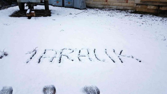 Erzincan’da Kar Yağışı