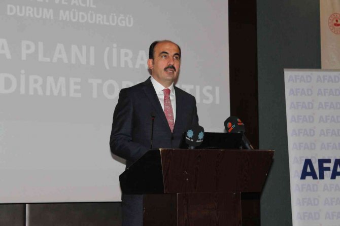 Konya’da İ̇l Afet Risk Azaltma Planı (İ̇rap) Toplantısı Gerçekleştirildi