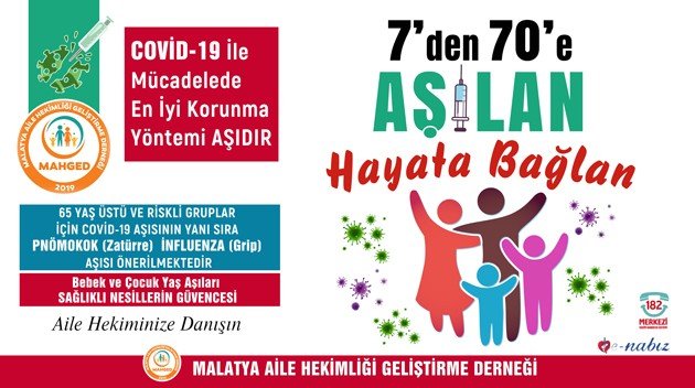 Aile Hekimlerinden "7’den 70’e Aşılan Hayata Bağlan" Kampanyası