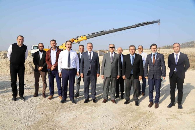 Vali Su, Mtosb Otoban Bağlantı Yolu İnşaatında İncelemelerde Bulundu