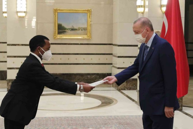Tanzanya Büyükelçisi Mohamed, Cumhurbaşkanı Erdoğan’a Güven Mektubu Sundu