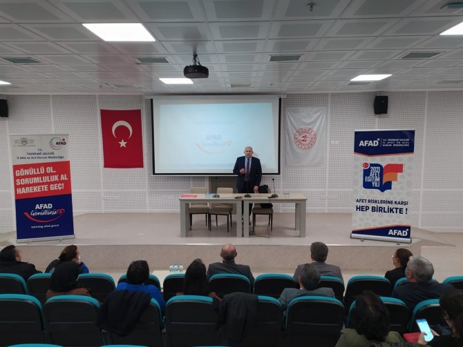 “Genç Sporcular Afad Gönüllüsü Olsun” Toplantısı