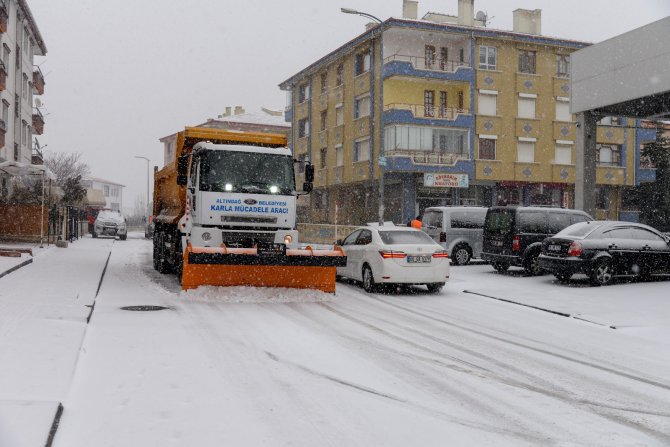 Altındağ Kar Ekipleri Göreve Hazır